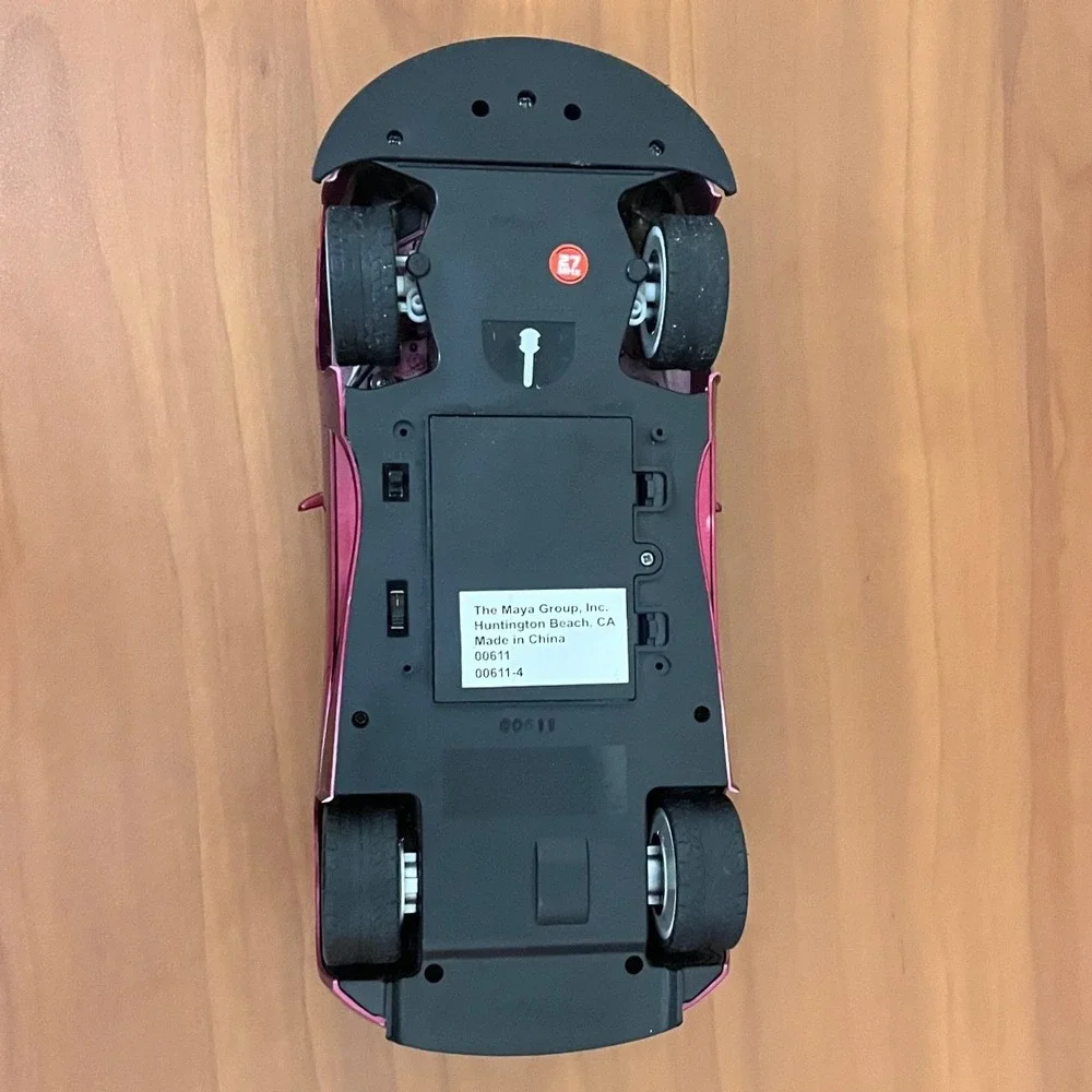 Tesla Roadster RC Car Maxtech Metallic Burgundy Remote Control Electric Toy